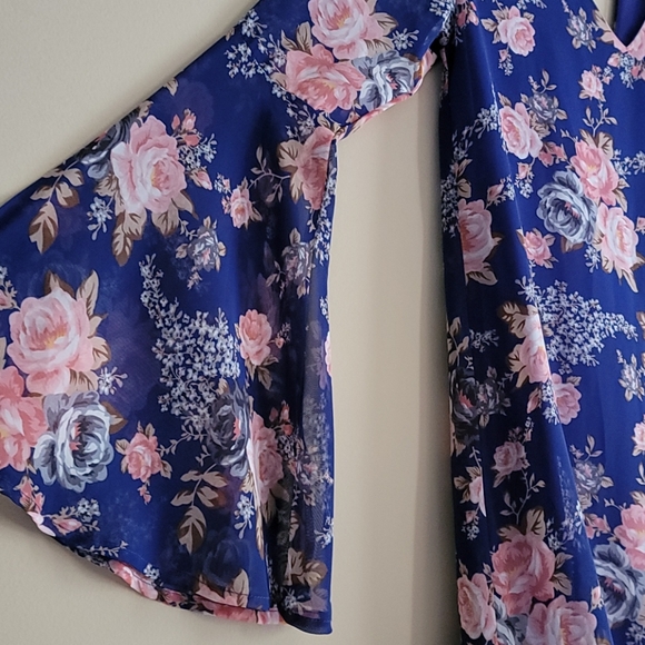 Lulus Feeling of Love Floral Print Shift Dress XS - Picture 8 of 14